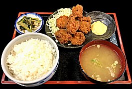 から揚げ定食